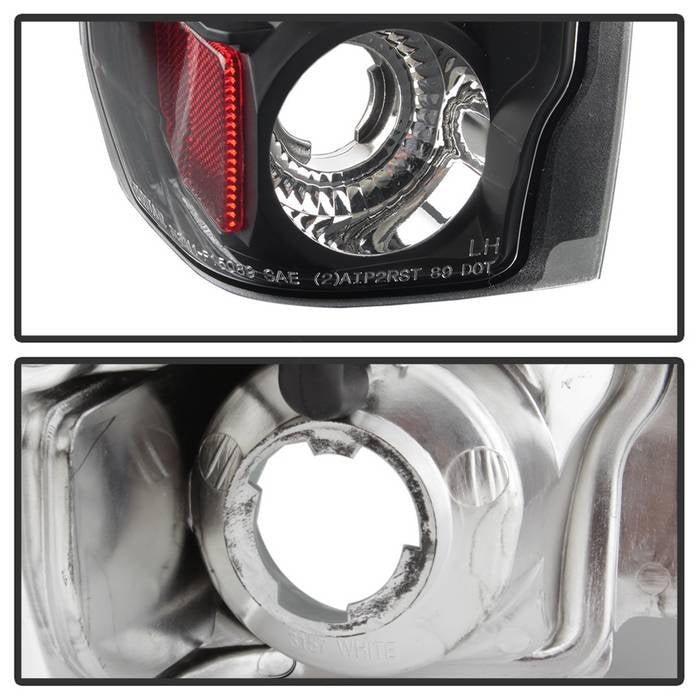 Ford F150 87-96 / Ford Bronco 88-96 Euro Style Tail Lights - Black