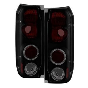 Ford F150 87-96 / Ford Bronco 88-96 Euro Style Tail Lights - Black Smoke - Image 1