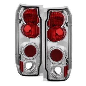 Ford F150 87-96 / Ford Bronco 88-96 Euro Style Tail Lights - Chrome - Image 1