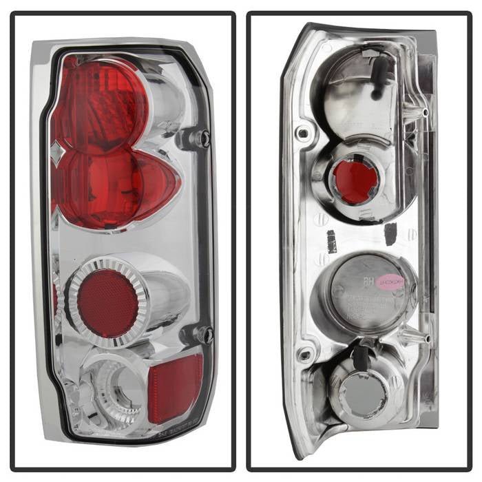 Ford F150 87-96 / Ford Bronco 88-96 Euro Style Tail Lights - Chrome