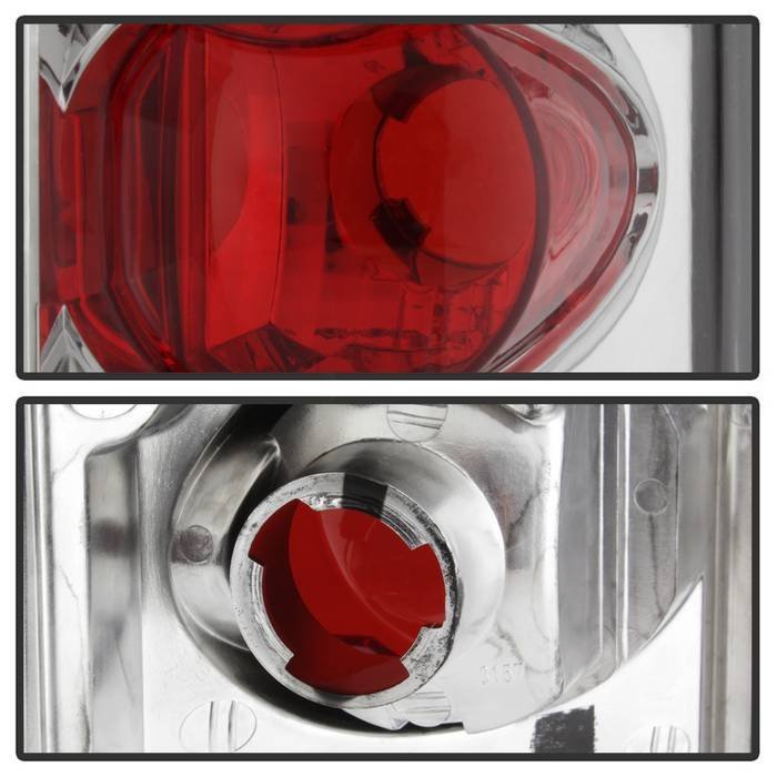 Ford F150 87-96 / Ford Bronco 88-96 Euro Style Tail Lights - Chrome