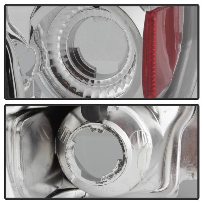 Ford F150 87-96 / Ford Bronco 88-96 Euro Style Tail Lights - Chrome