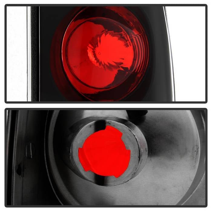 Ford F150 Styleside 97-03 / F250/350/450/550 Super Duty 99-07 Euro Style Tail Lights - Black