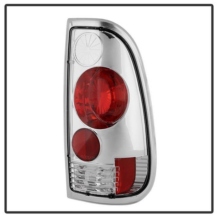 Ford F150 Styleside 97-03 / F250/350/450/550 Super Duty 99-07 Euro Style Tail Lights - Chrome