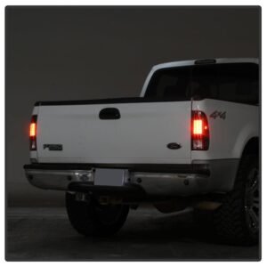 Ford F150 Styleside 97-03 / F250/350/450/550 Super Duty 99-07 LED Tail Lights - Black - Image 6