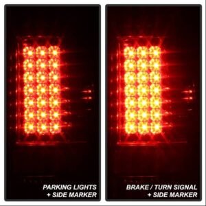 Ford F150 Styleside 97-03 / F250/350/450/550 Super Duty 99-07 LED Tail Lights - Chrome - Image 7