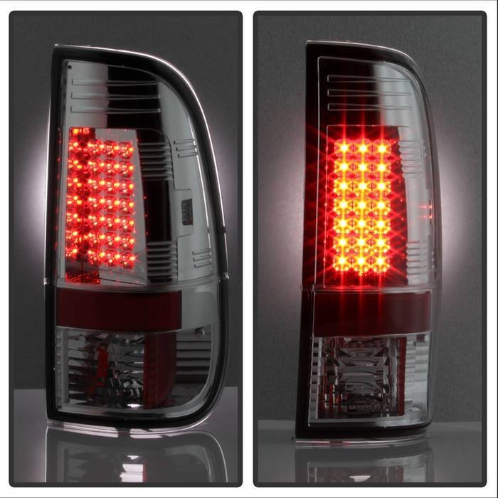 Ford F150 Styleside 97-03 / F250/350/450/550 Super Duty 99-07 LED Tail Lights - Chrome