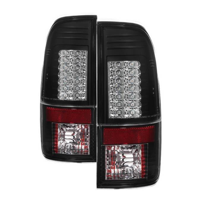 Ford F150 Styleside 97-03 / F250/350/450/550 Super Duty 99-07 LED Tail Lights - Black