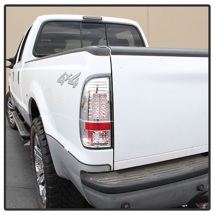 Ford F150 Styleside 97-03 / F250/350/450/550 Super Duty 99-07 LED Tail Lights - Chrome