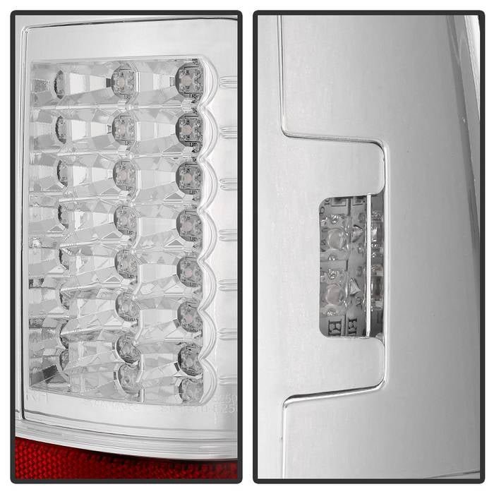 Ford F150 Styleside 97-03 / F250/350/450/550 Super Duty 99-07 LED Tail Lights - Chrome