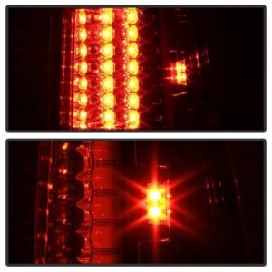 Ford F150 Styleside 97-03 / F250/350/450/550 Super Duty 99-07 LED Tail Lights - Chrome - Image 6