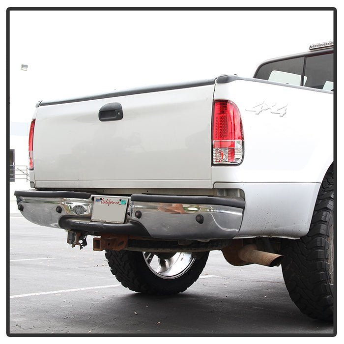 Ford F150 Styleside 97-03 / F250/350/450/550 Super Duty 99-07 LED Tail Lights - Red Clear