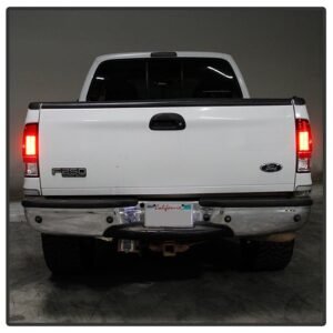 Ford F150 Styleside 97-03 / F250/350/450/550 Super Duty 99-07 LED Tail Lights - Red Clear - Image 13