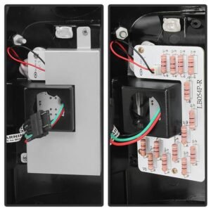Ford F150 Styleside 97-03 / F250/350/450/550 Super Duty 99-07 LED Tail Lights - Red Clear - Image 3