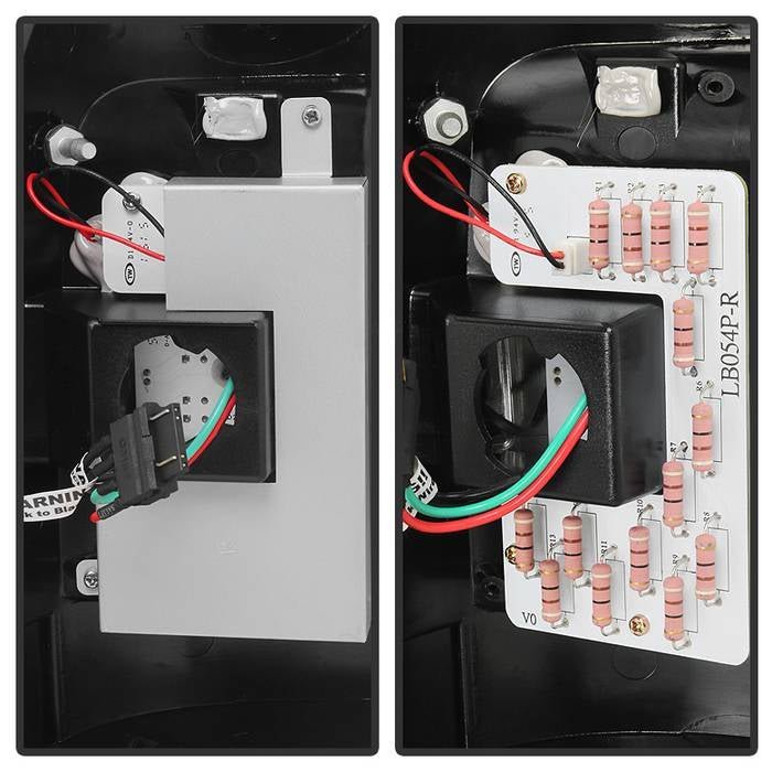Ford F150 Styleside 97-03 / F250/350/450/550 Super Duty 99-07 LED Tail Lights - Red Clear