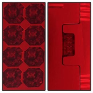 Ford F150 Styleside 97-03 / F250/350/450/550 Super Duty 99-07 LED Tail Lights - Red Clear - Image 3