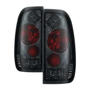 Ford F150 Styleside 97-03 / F250/350/450/550 Super Duty 99-07 Euro Style Tail Lights - Smoke - Image 1