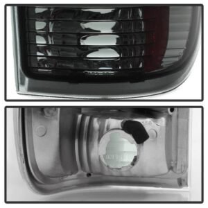 Ford F150 Styleside 97-03 / F250/350/450/550 Super Duty 99-07 Euro Style Tail Lights - Smoke - Image 4