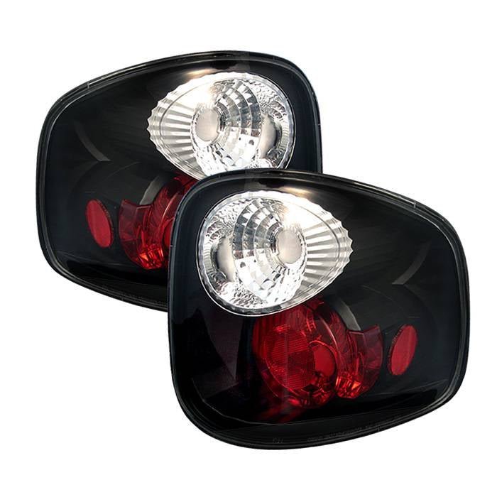 Ford F150 Flareside 97-00 Euro Style Tail Lights - Black