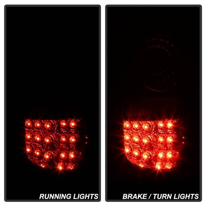 Ford F150 Flareside 97-03 LED Tail Lights - Black