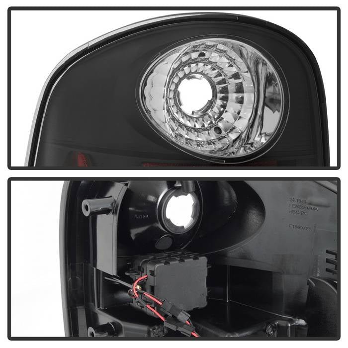 Ford F150 Flareside 97-03 LED Tail Lights - Black