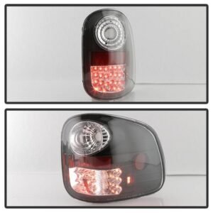 Ford F150 Flareside 97-03 LED Tail Lights - Black - Image 8