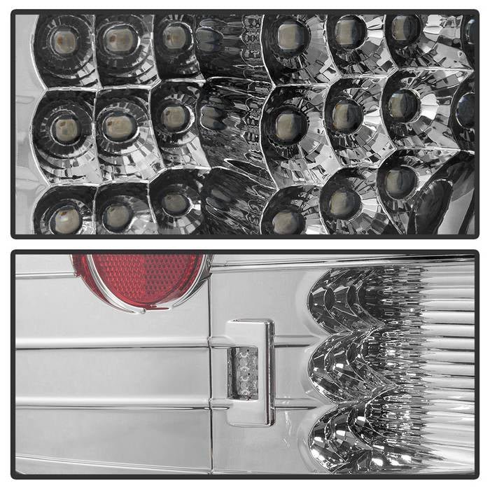 Ford F150 Flareside 97-03 LED Tail Lights - Chrome