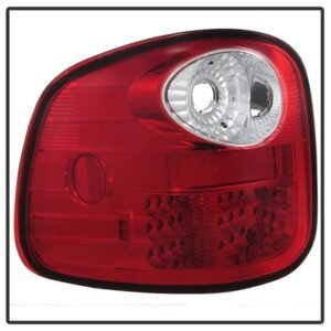 Ford F150 Flareside 97-03 LED Tail Lights - Red Clear - Image 2