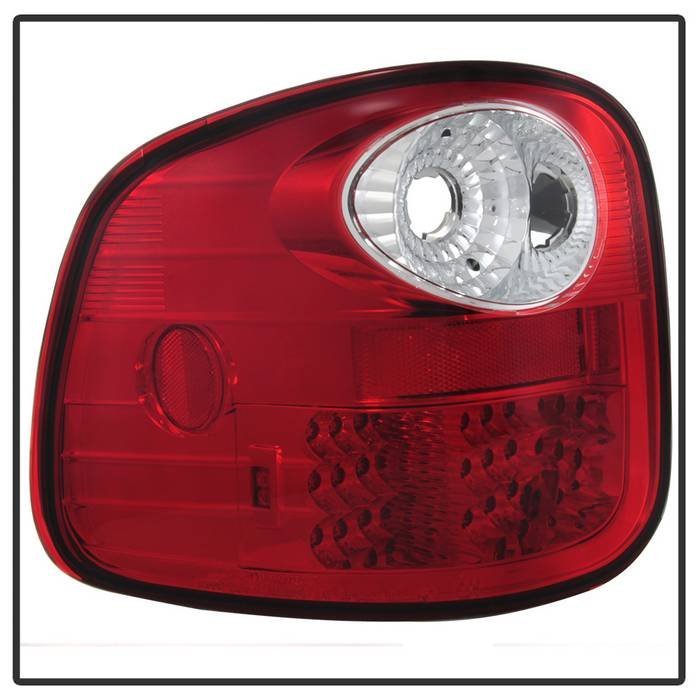 Ford F150 Flareside 97-03 LED Tail Lights - Red Clear