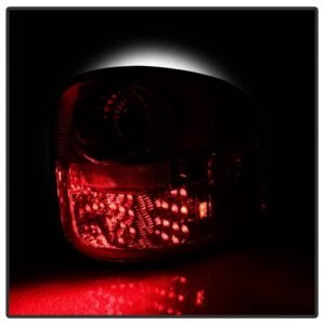 Ford F150 Flareside 97-03 LED Tail Lights - Red Clear - Image 6