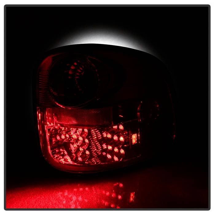 Ford F150 Flareside 97-03 LED Tail Lights - Red Clear