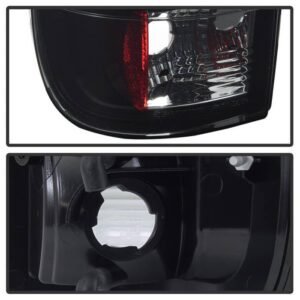 Ford F150 Styleside 97-03 / F250/350/450/550 Super Duty 99-07 Light Bar LED Tail Lights - Black Smoke - Image 4