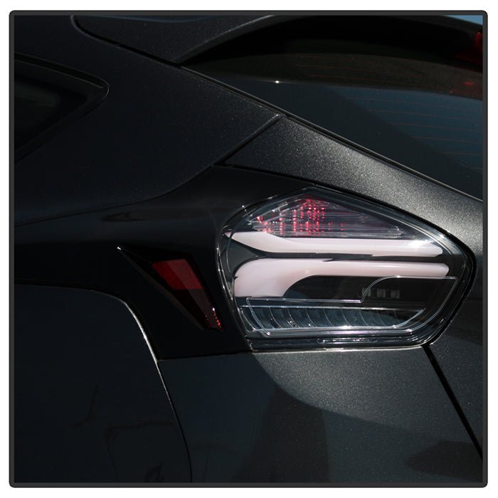 Ford Focus 15-17 Sequential LED Indicator LED Reverse LED Tail Lights - Black