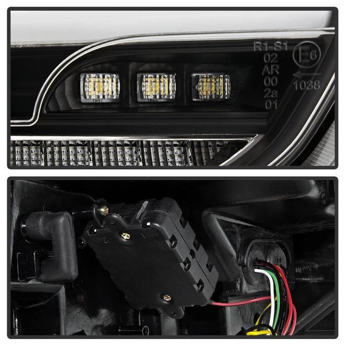 Ford Focus 15-17 Sequential LED Indicator LED Reverse LED Tail Lights - Black