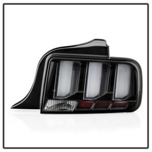 Ford Mustang 2005-2009 (White Light Bar) LED Tail Lights - Black - Image 2