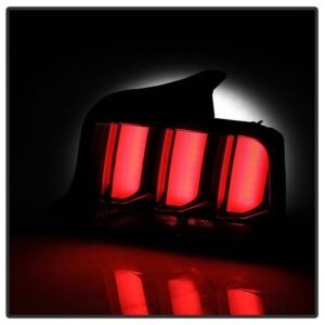 Ford Mustang 2005-2009 (White Light Bar) LED Tail Lights - Black - Image 6