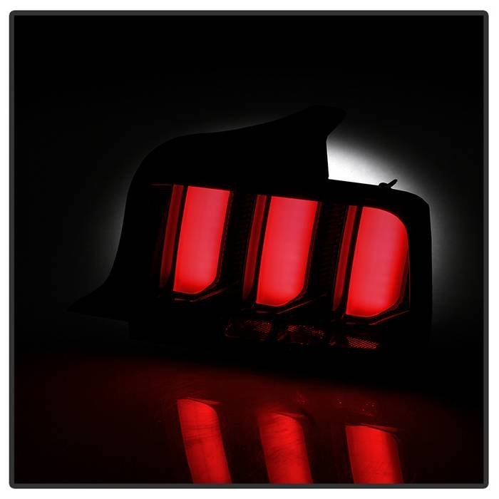 Ford Mustang 2005-2009 (White Light Bar) LED Tail Lights - Smoke