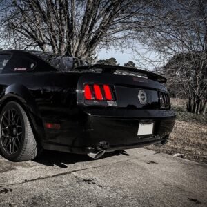 Ford Mustang 2005-2009 (Red Light Bar) LED Tail Lights - Smoke - Image 10