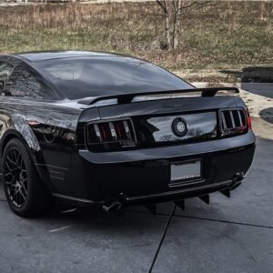 Ford Mustang 2005-2009 (Red Light Bar) LED Tail Lights - Smoke - Image 11