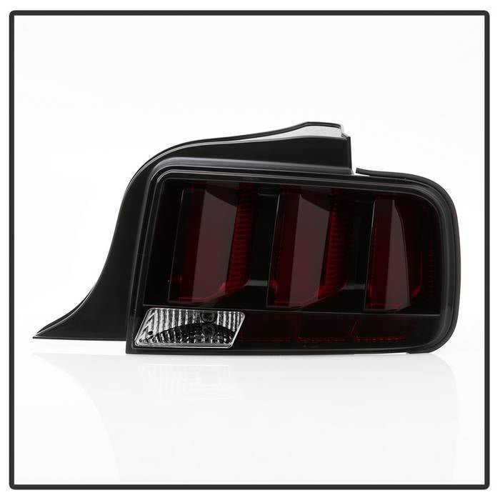 Ford Mustang 2005-2009 (Red Light Bar) LED Tail Lights - Smoke