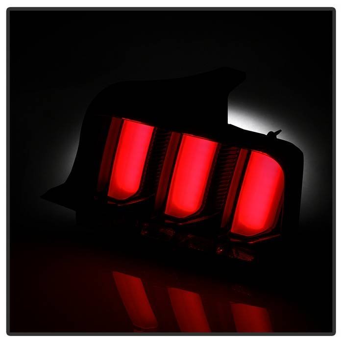 Ford Mustang 2005-2009 (Red Light Bar) LED Tail Lights - Smoke