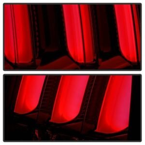 Ford Mustang 2005-2009 (Red Light Bar) LED Tail Lights - Smoke - Image 7