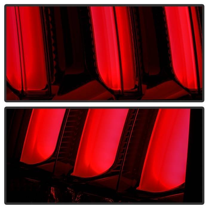 Ford Mustang 2005-2009 (Red Light Bar) LED Tail Lights - Smoke
