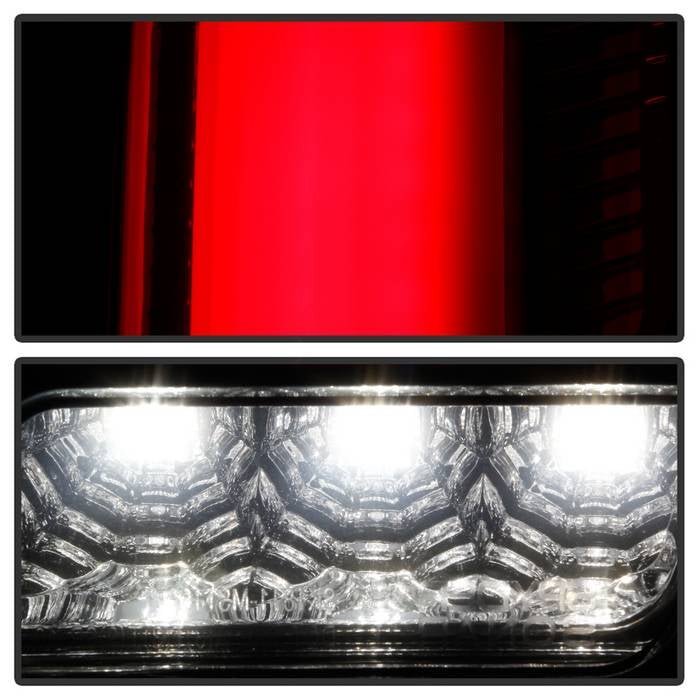 Ford Mustang 10-12 Light Bar Sequential Turn Signal LED Tail Lights - Black