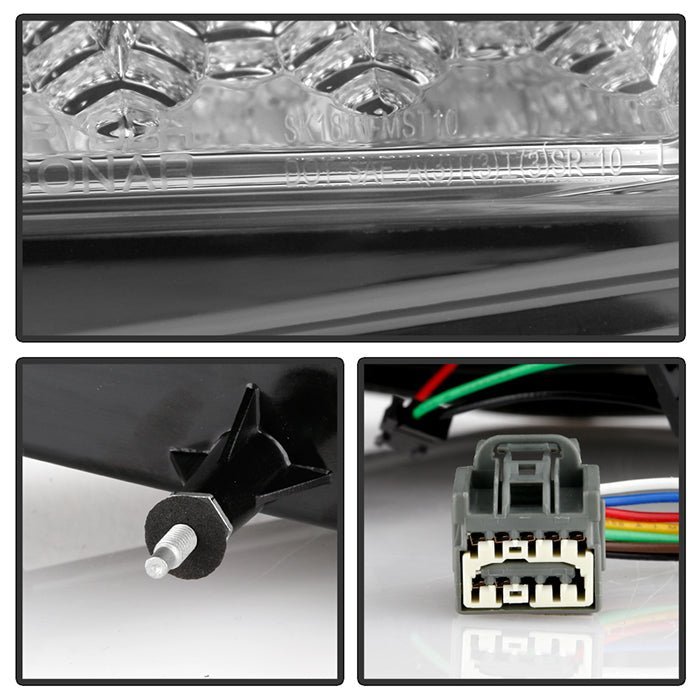 Ford Mustang 10-12 Red Light Bar Sequential Turn Signal LED Tail Lights - Black