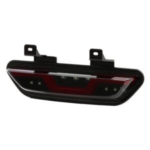 Ford Mustang 2015-2016 Red Bar LED Reverse Lights - Black Smoke - Image 1