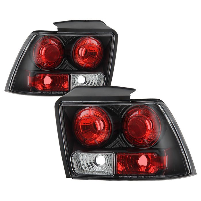 Ford Mustang 99-04 Euro Style Tail Lights - Black