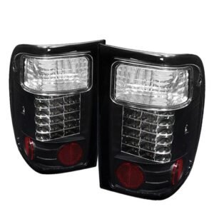 Ford Ranger 01-05 LED Tail Lights - Black - Image 1