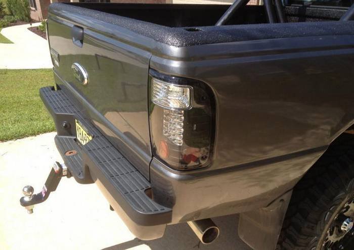 Ford Ranger 01-05 LED Tail Lights - Black