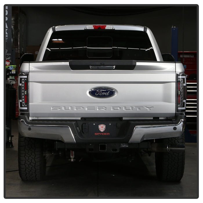 Ford F250 Superduty 17-18 LED Tail Lights - Black